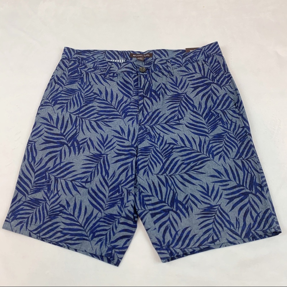 Michael kors fern‎ leaves jungle classic shorts